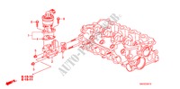 EGR STEUERVENTIL für Honda JAZZ 1.4 ES 5 Türen 5 gang-Schaltgetriebe 2008