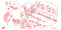 HINTERRADBREMSE(SCHEIBE) für Honda JAZZ 1.4 SES 5 Türen 5 gang-Schaltgetriebe 2008