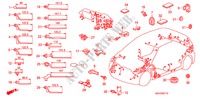 KABELBAUMBAND/BUEGEL(LH) für Honda JAZZ 1.4 ES 5 Türen 5 gang-Schaltgetriebe 2008