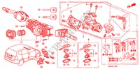 KOMBISCHALTER(LH) für Honda JAZZ 1.2 LS 5 Türen 5 gang-Schaltgetriebe 2008