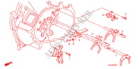 SCHALTGABEL für Honda JAZZ 1.2 S 5 Türen 5 gang-Schaltgetriebe 2008