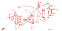 STABILISATOR, VORNE/ UNTERER ARM, VORNE für Honda JAZZ 1.4 SES 5 Türen 5 gang-Schaltgetriebe 2008