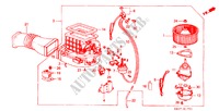 HEIZGEBLAESE für Honda PRELUDE EX 2 Türen 4 gang automatikgetriebe 1984