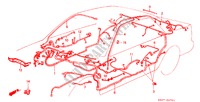 KABELBAUM(2) für Honda PRELUDE EX 2 Türen 4 gang automatikgetriebe 1984