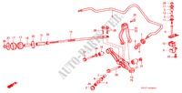 STABILISATOR, VORNE/ UNTERER ARM, VORNE für Honda PRELUDE EX 2 Türen 4 gang automatikgetriebe 1984