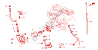 ENTLUEFTUNGSKAMMER/ OELFILTER(1600) für Honda CIVIC CRX 1.6I-16 3 Türen 5 gang-Schaltgetriebe 1986