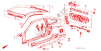 GEHAEUSESTRUKTUR(3) für Honda CIVIC CRX 1.6I-16 3 Türen 5 gang-Schaltgetriebe 1986