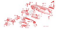 INSTRUMENTENBRETT (B,F,G,S,W,X,Y) für Honda CIVIC CRX DX 3 Türen 5 gang-Schaltgetriebe 1986
