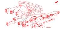 SCHALTER(1) für Honda CIVIC CRX DX 3 Türen 5 gang-Schaltgetriebe 1986