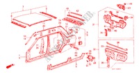 GEHAEUSESTRUKTUR(4) für Honda CIVIC DX 4 Türen 5 gang-Schaltgetriebe 1987