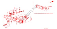 HECKLEUCHTE(2D) für Honda CIVIC DX 3 Türen 5 gang-Schaltgetriebe 1987