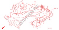 KRAFTSTOFFLEITUNG(X) (9000001 ) für Honda CIVIC GL 3 Türen 5 gang-Schaltgetriebe 1986