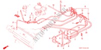 EINBAULEITUNG/ROHRE(2) für Honda CIVIC SHUTTLE DX 5 Türen 4 gang automatikgetriebe 1986