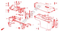 STEUERKASTENABDECKUNG('86) (X) für Honda CIVIC SHUTTLE DX 5 Türen 5 gang-Schaltgetriebe 1986