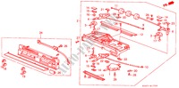 HEIZUNGSREGELSCHALTER für Honda INTEGRA EX16 5 Türen 5 gang-Schaltgetriebe 1987