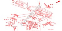 INSTRUMENTENBRETT(RH) für Honda INTEGRA DX 5 Türen 4 gang automatikgetriebe 1986