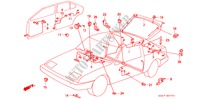 KABELBAUM(2) für Honda INTEGRA EX16 5 Türen 5 gang-Schaltgetriebe 1987
