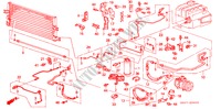 KLIMAANLAGE (SCHLAEUCHE/LEITUNGEN) für Honda INTEGRA EX16 5 Türen 5 gang-Schaltgetriebe 1987