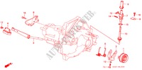 KUPPLUNGSFREIGABE/ DREHZAHLMESSERGETRIEBE(PGM FI) für Honda INTEGRA EX16 5 Türen 5 gang-Schaltgetriebe 1987
