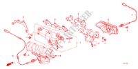 AUSPUFFKRUEMMER für Honda LEGEND V6 2.7I 4 Türen 5 gang-Schaltgetriebe 1988