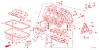 ZYLINDERBLOCK/OELWANNE für Honda LEGEND V6 2.7I 4 Türen 5 gang-Schaltgetriebe 1988