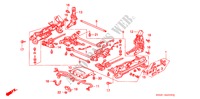 GLEITEINSTELLER (FAHRERSEITE)(LH) für Honda LEGEND V6 2.7I 4 Türen 5 gang-Schaltgetriebe 1990