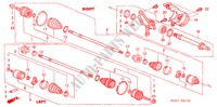 ANTRIEBSWELLE, VORNE/HALBWELLE(V6) für Honda ACCORD 3.0          VTI-E 4 Türen 5 gang automatikgetriebe 2006