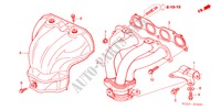 AUSPUFFKRUEMMER(L4) für Honda ACCORD 2.4          VTI-E 4 Türen 5 gang-Schaltgetriebe 2003