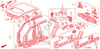 AUSSENBLECHE für Honda ACCORD 2.4          VTI-E 4 Türen 5 gang-Schaltgetriebe 2003