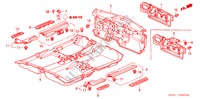 BODENMATTE für Honda ACCORD 2.4          VTI-E 4 Türen 5 gang-Schaltgetriebe 2003