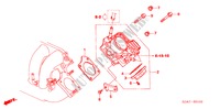 DROSSELKLAPPENGEHAEUSE(L4) ('06) für Honda ACCORD 2.4          VTI-E 4 Türen 5 gang automatikgetriebe 2006
