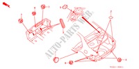 GUMMITUELLE(HINTEN) für Honda ACCORD 2.4          VTI-E 4 Türen 5 gang-Schaltgetriebe 2003