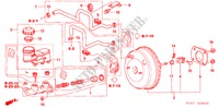 HAUPTBREMSZYLINDER/ MASTER POWER für Honda ACCORD 2.4          VTI-E 4 Türen 5 gang-Schaltgetriebe 2003