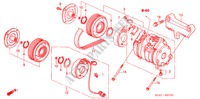 KLIMAANLAGE (KOMPRESSOR) (L4) für Honda ACCORD 2.4          VTI-E 4 Türen 5 gang-Schaltgetriebe 2003