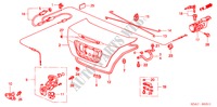 KOFFERRAUMDECKEL('06) für Honda ACCORD 2.4          VTI-E 4 Türen 5 gang-Schaltgetriebe 2006