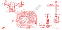 SCHALTARM(L4) für Honda ACCORD 2.4          VTI-E 4 Türen 5 gang-Schaltgetriebe 2003