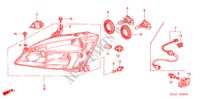 SCHEINWERFER für Honda ACCORD 2.4          VTI-E 4 Türen 5 gang-Schaltgetriebe 2003