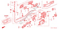 TUERSCHLOESSER, HINTEN für Honda ACCORD 2.4          VTI-E 4 Türen 5 gang-Schaltgetriebe 2003