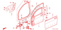 TUERTAFELN, VORNE für Honda ACCORD 2.4          VTI-E 4 Türen 5 gang-Schaltgetriebe 2003