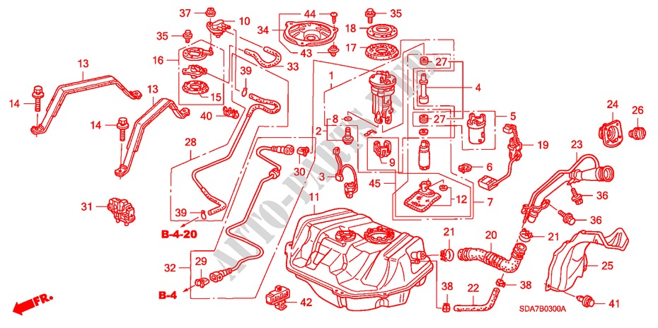 KRAFTSTOFFTANK für Honda ACCORD 3.0          VTI-E 4 Türen 5 gang automatikgetriebe 2006