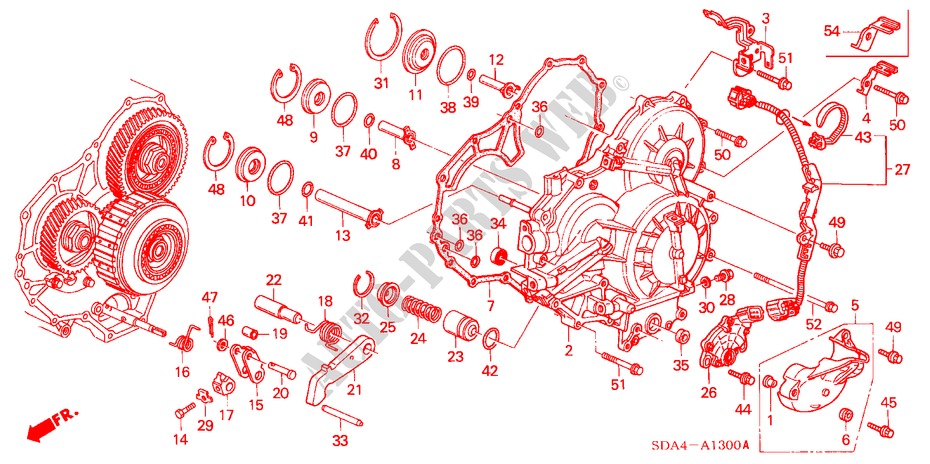 L. SEITENABDECKUNG(V6) für Honda ACCORD 3.0             V6 4 Türen 5 gang automatikgetriebe 2005