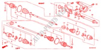 ANTRIEBSWELLE, VORNE/HALBWELLE(V6) für Honda ACCORD 3.0          VTI-L 4 Türen 5 gang automatikgetriebe 2007