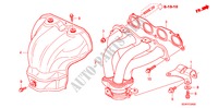 AUSPUFFKRUEMMER(L4) für Honda ACCORD 2.4          VTI-L 4 Türen 5 gang-Schaltgetriebe 2007