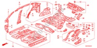 BODEN/INNENBLECHE für Honda ACCORD 2.4          VTI-L 4 Türen 5 gang-Schaltgetriebe 2007