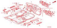 BODENMATTE für Honda ACCORD 2.4          VTI-L 4 Türen 5 gang-Schaltgetriebe 2007