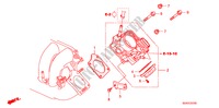 DROSSELKLAPPENGEHAEUSE(L4) für Honda ACCORD 2.4          VTI-L 4 Türen 5 gang-Schaltgetriebe 2007