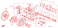 HINTERRADBREMSE für Honda ACCORD 3.0          VTI-E 4 Türen 5 gang automatikgetriebe 2007