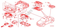 INNENLEUCHTE für Honda ACCORD 2.4          VTI-L 4 Türen 5 gang-Schaltgetriebe 2007