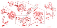 KLIMAANLAGE (KOMPRESSOR) (V6) für Honda ACCORD 3.0          VTI-E 4 Türen 5 gang automatikgetriebe 2007