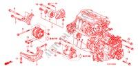 MOTORHALTERUNG (L4) für Honda ACCORD 2.4          VTI-L 4 Türen 5 gang automatikgetriebe 2007